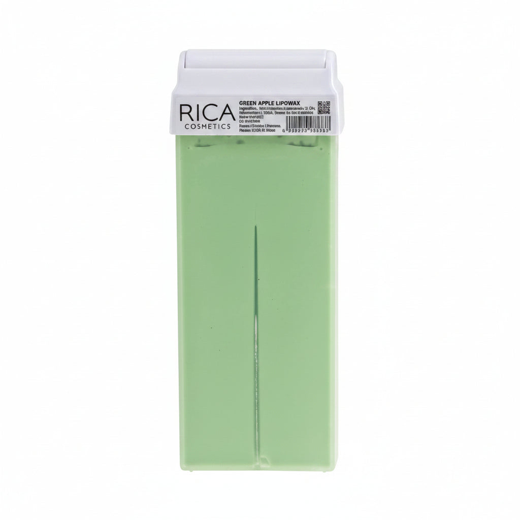 RICA Green Apple Roll-On Liposoluble Wax 100ml – For Smooth & Gentle Hair Removal