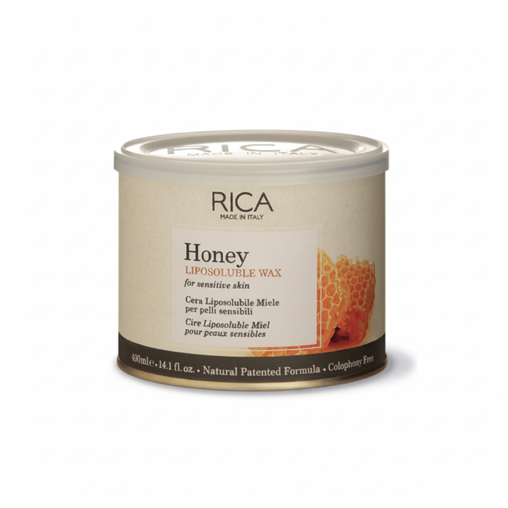RICA Honey Liposoluble Wax 400ml – Nourishing Natural Wax for Smooth and Glowing Skin