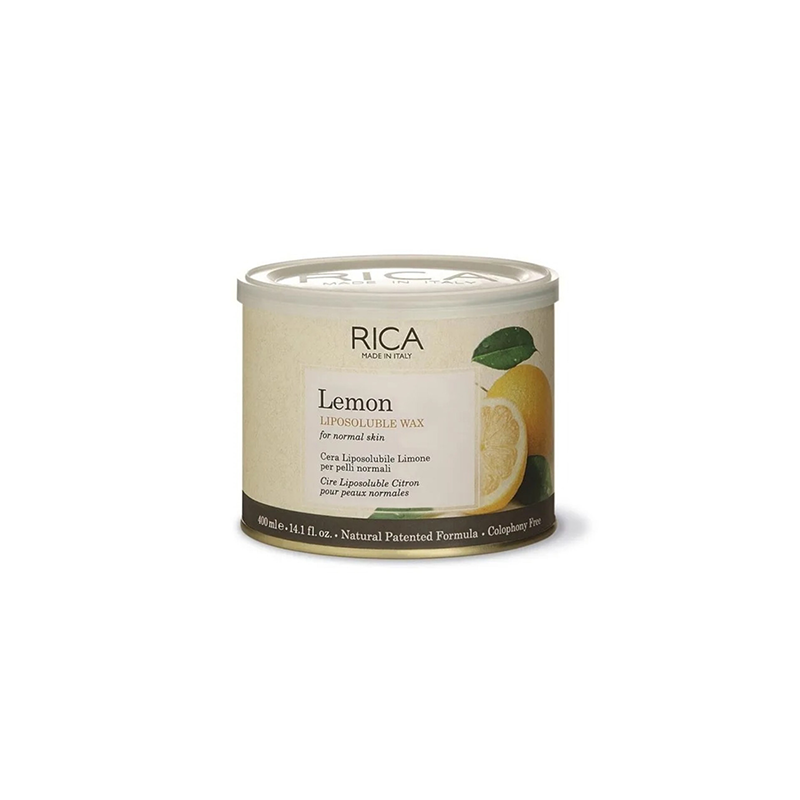 Rica Lemon Liposoluble Wax 400ml – Smooth and Refreshing Wax for Oily Skin – Ziofy.pk