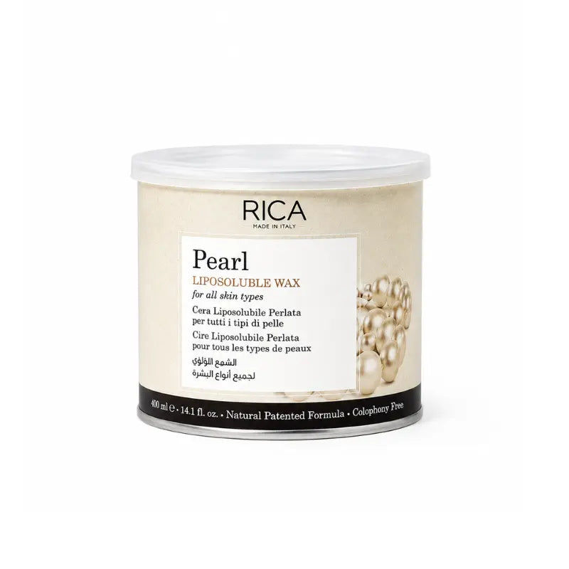 Original Rica Pearl Liposoluble Wax 400ml for sensitive skin in Pakistan