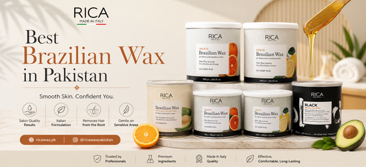Best Brazilian Wax in Pakistan featuring Original Rica Brazilian Wax for professional hair removal and sensitive skin.