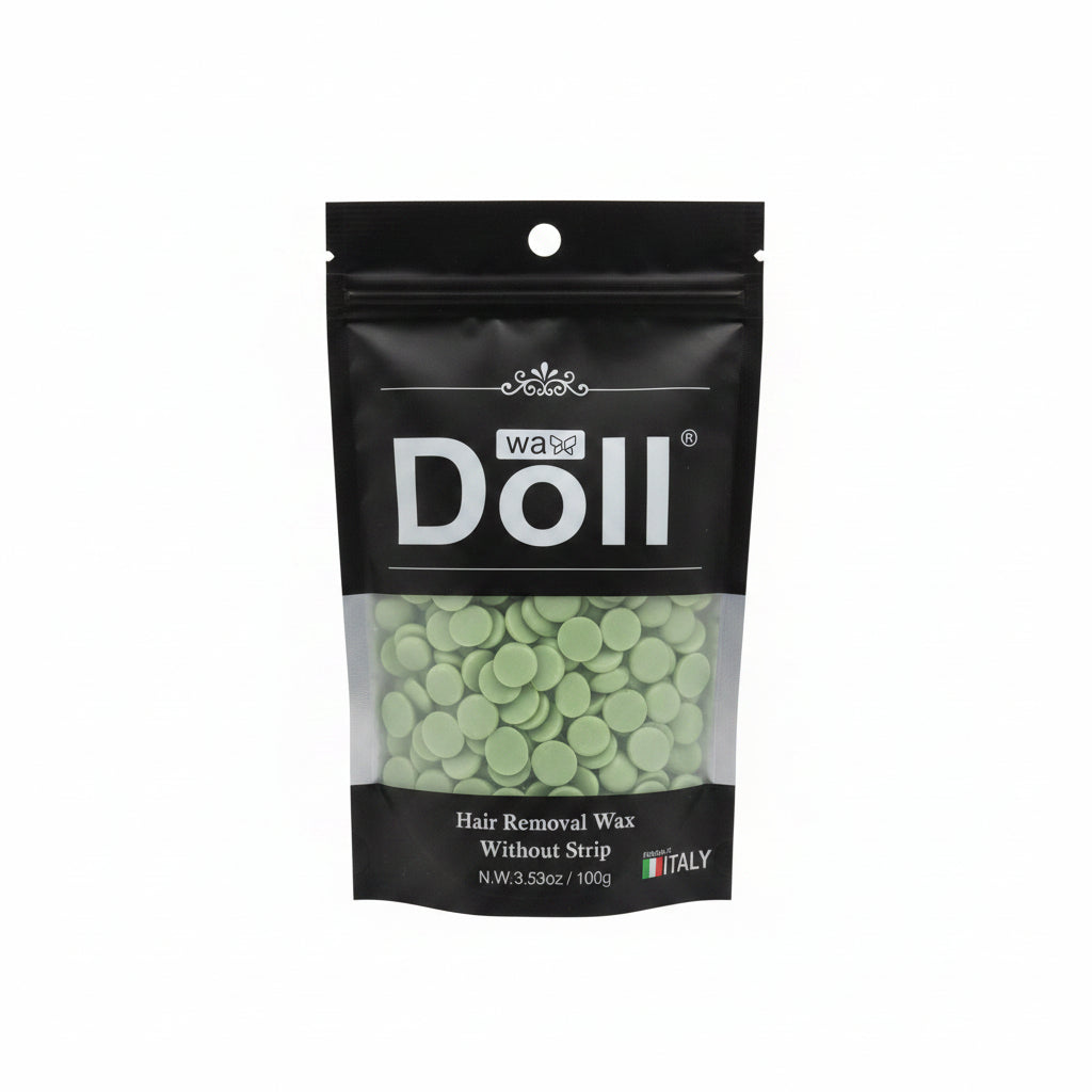 Doll Brazilian Aloe Vera Wax 100gm – Hard Wax for Sensitive Skin and Delicate Areas