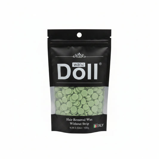 Doll Brazilian Aloe Vera Wax 100gm – Hard Wax for Sensitive Skin and Delicate Areas
