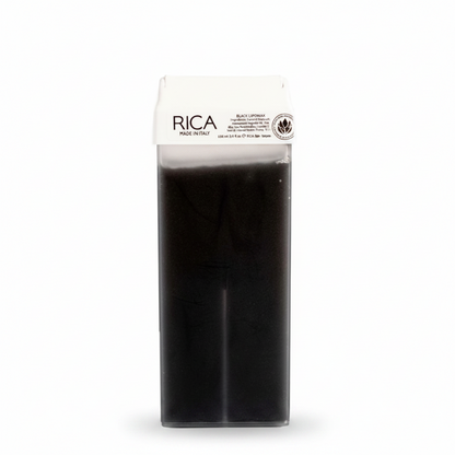 RICA Black Roll-On Liposoluble Wax 100ml – Charcoal Wax for Sensitive Areas