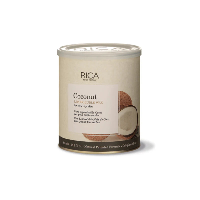 RICA Coconut Liposoluble Wax 800ml professional soft wax for smooth hair removal