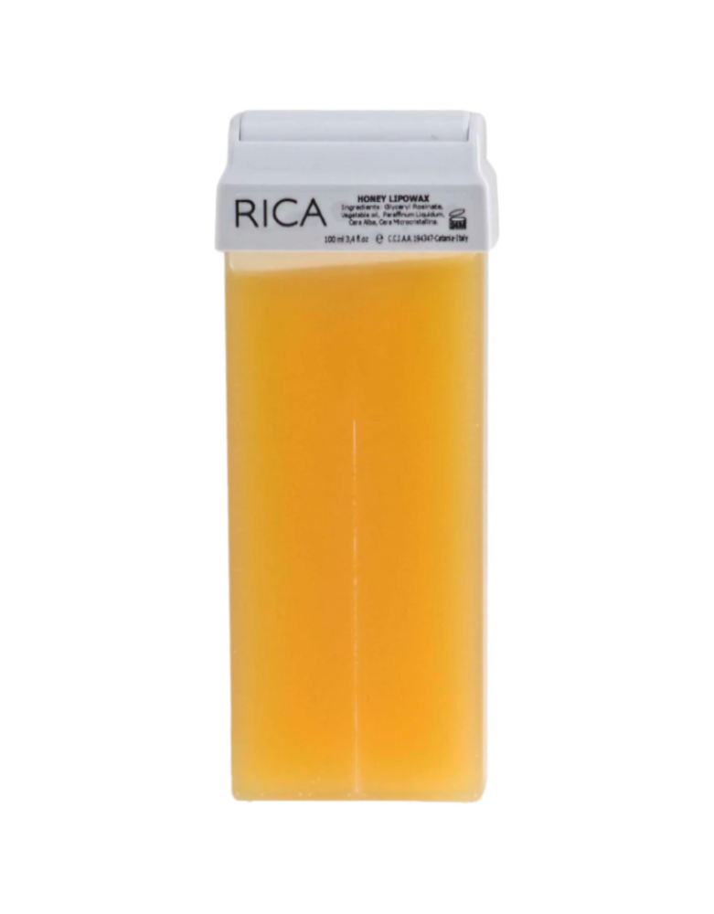 RICA Honey Roll-On Liposoluble Wax 100ml – Gentle Wax for All Skin Types