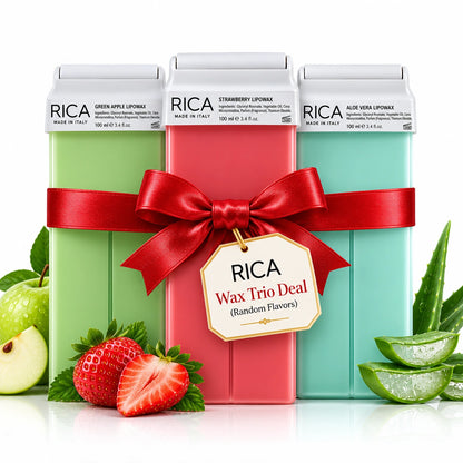 RICA Wax Trio Deal with three random flavor roll-on wax refills