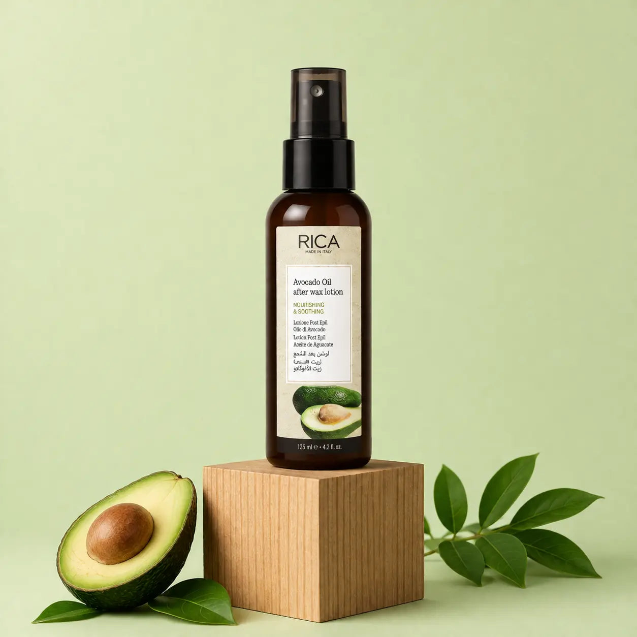 Original Rica Avocado After Wax Lotion 125ml professional post wax skincare
