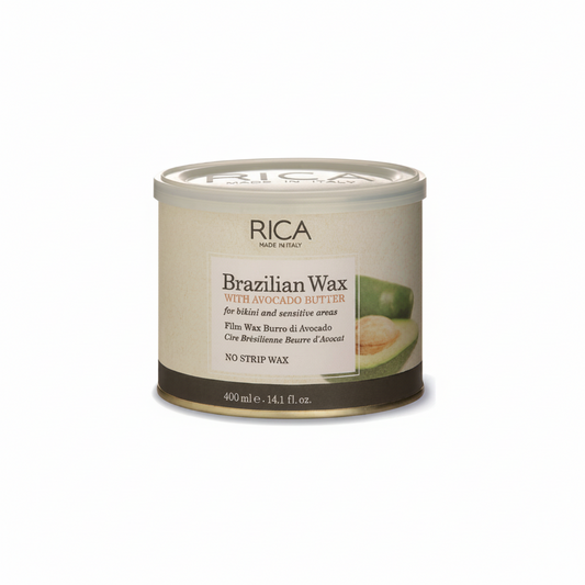 Rica Brazilian Wax with Avocado Butter can on a white background