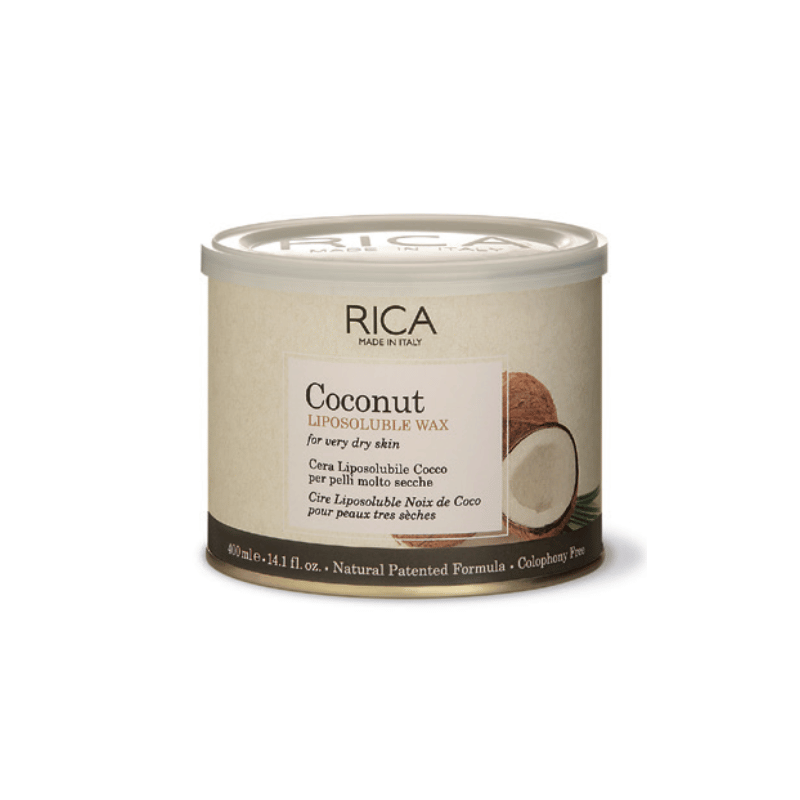 RICA Coconut Liposoluble Wax 400ml – Gentle, Nourishing Wax for Dry and Sensitive Skin