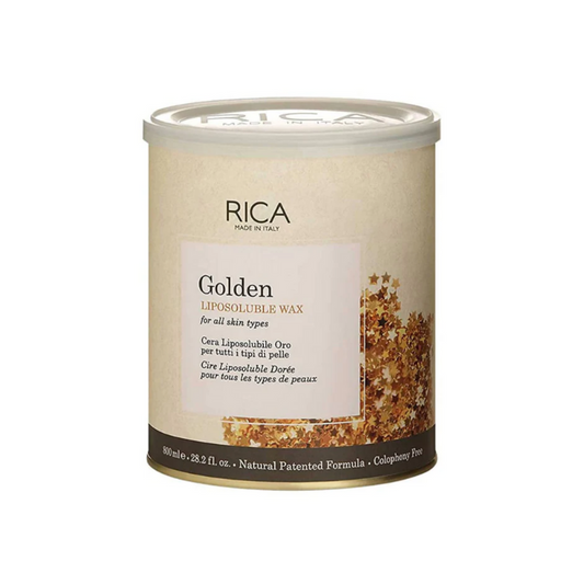 Rica Golden Liposoluble Wax 800ml – Nourishing Wax for Sensitive Skin – Ziofy.pk