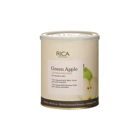 Rica Green Apple Liposoluble Wax 800ml – Soothing Wax for Sensitive Skin at Ziofy.pk