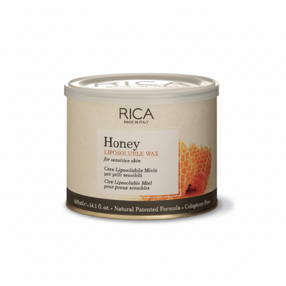 RICA Honey Liposoluble Wax 400ml – Nourishing Natural Wax for Smooth and Glowing Skin