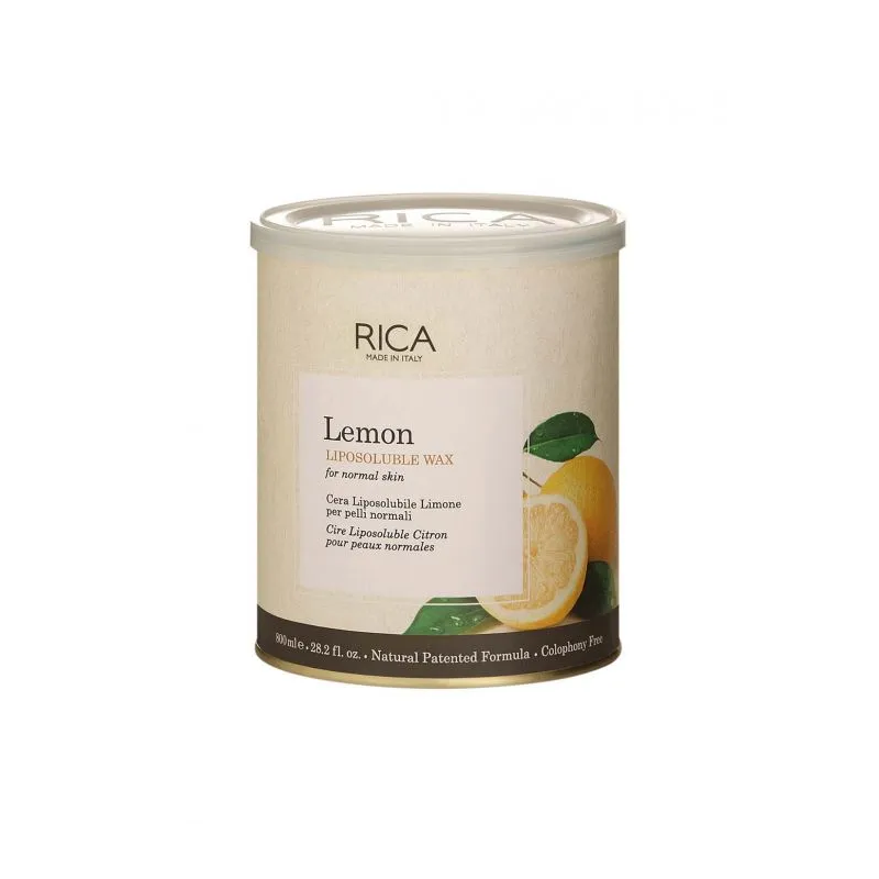 Rica Lemon Liposoluble Wax 800ml – Refreshing Hair Removal for Oily Skin – Ziofy.pk
