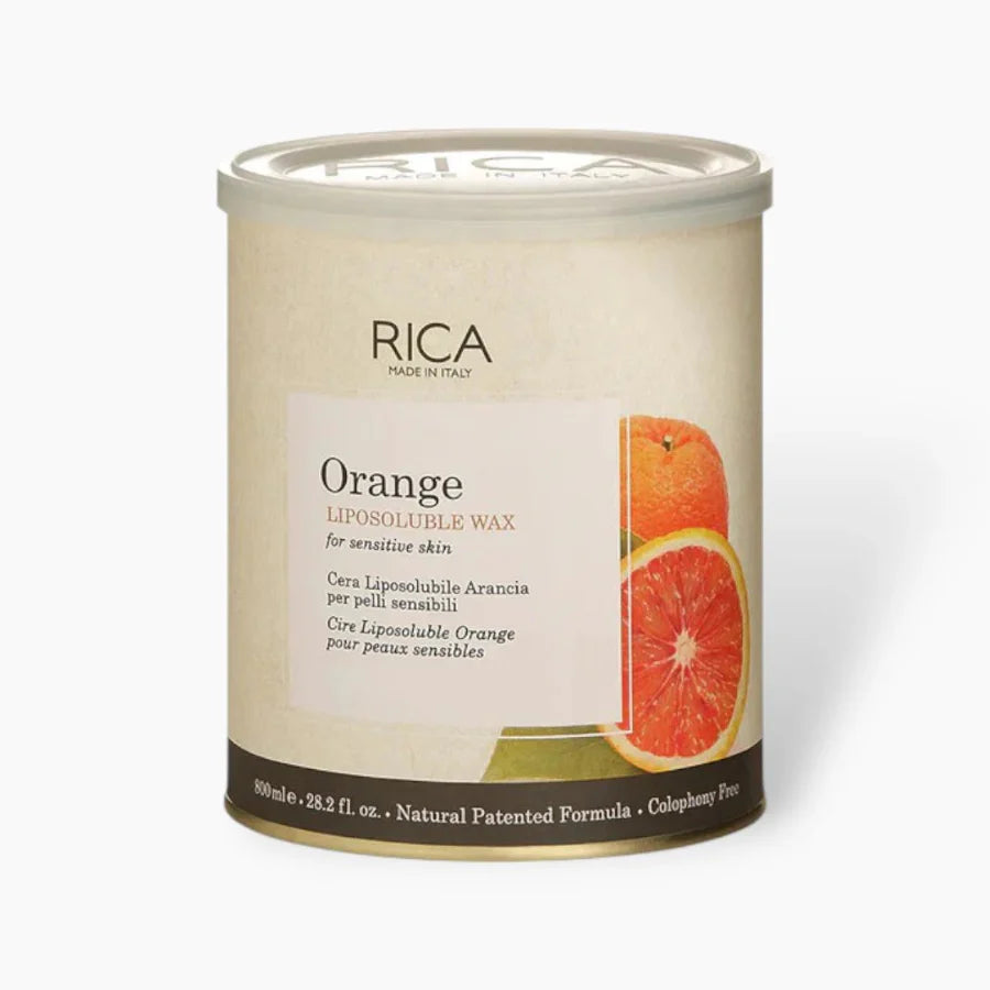 Rica Orange Liposoluble Wax 800ml – Gentle Waxing for Sensitive Skin – Ziofy.pk