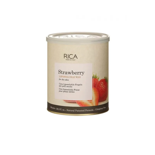 Rica Strawberry Liposoluble Wax 800ml – Gentle body wax for all skin types at Ziofy.pk