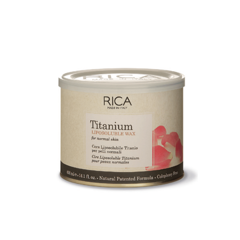 Rica Titanium Liposoluble Wax 400ml – Smooth Wax for Sensitive Skin – Ziofy.pk