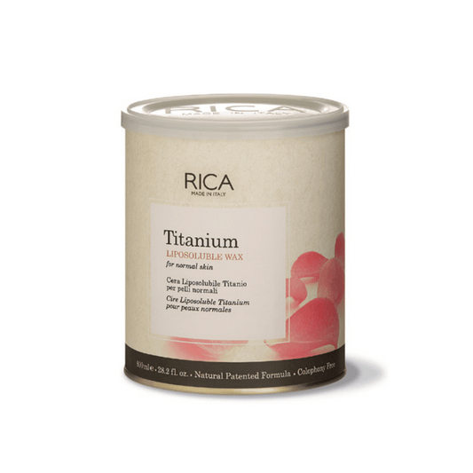 Rica Titanium Liposoluble Wax 800ml – Gentle Wax for Sensitive Skin – Ziofy.pk