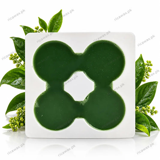 Buy RICA Chlorophyll Hard Wax 500gm available in Pakistan online at ricawax.pk