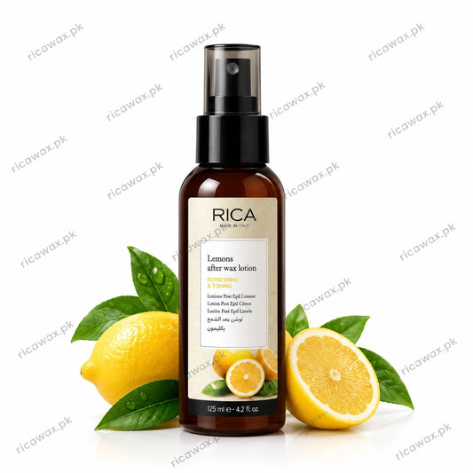 Buy RICA Lemon After Wax Lotion 125ml available in Pakistan at ricawax.pk