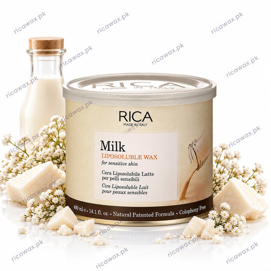 Buy RICA Milk Liposoluble Wax 400ml at ricawax.pk