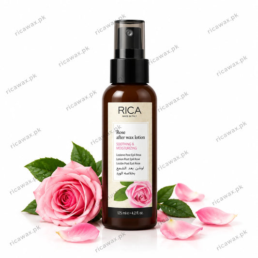 Buy RICA Rose After Wax Lotion 125ml online at ricawax.pk