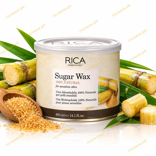 Buy RICA Sugar Wax 100% Natural Wax 400ml at ricawax.pk