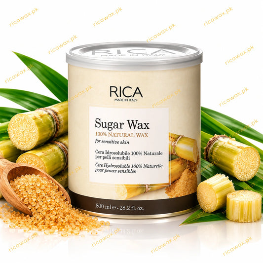 Buy RICA Sugar Wax 100% Natural Wax 800ml at ricawax.pk