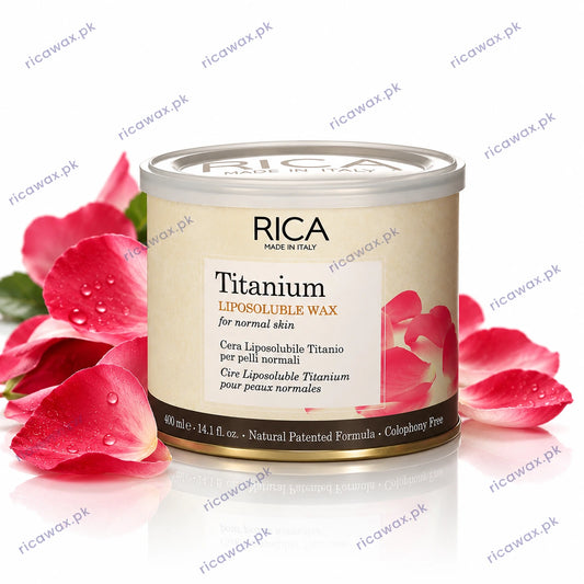 Buy RICA Titanium Liposoluble Wax 400ml at ricawax.pk