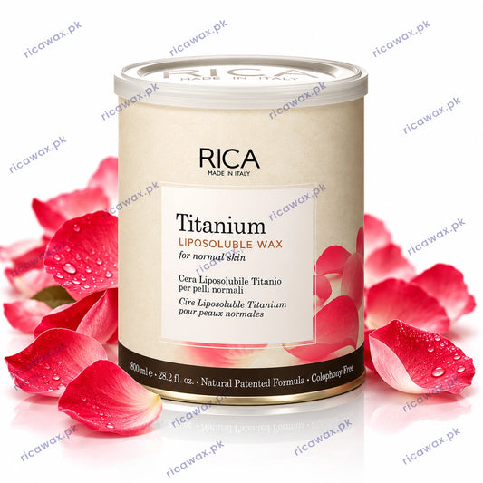 Buy RICA Titanium Liposoluble Wax 800ml at ricawax.pk