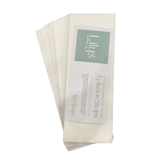 Lily's White Non-Woven Waxing Strips – 100 Pcs Pack | Buy Professional Wax Strips in Pakistan at ricawax.pk