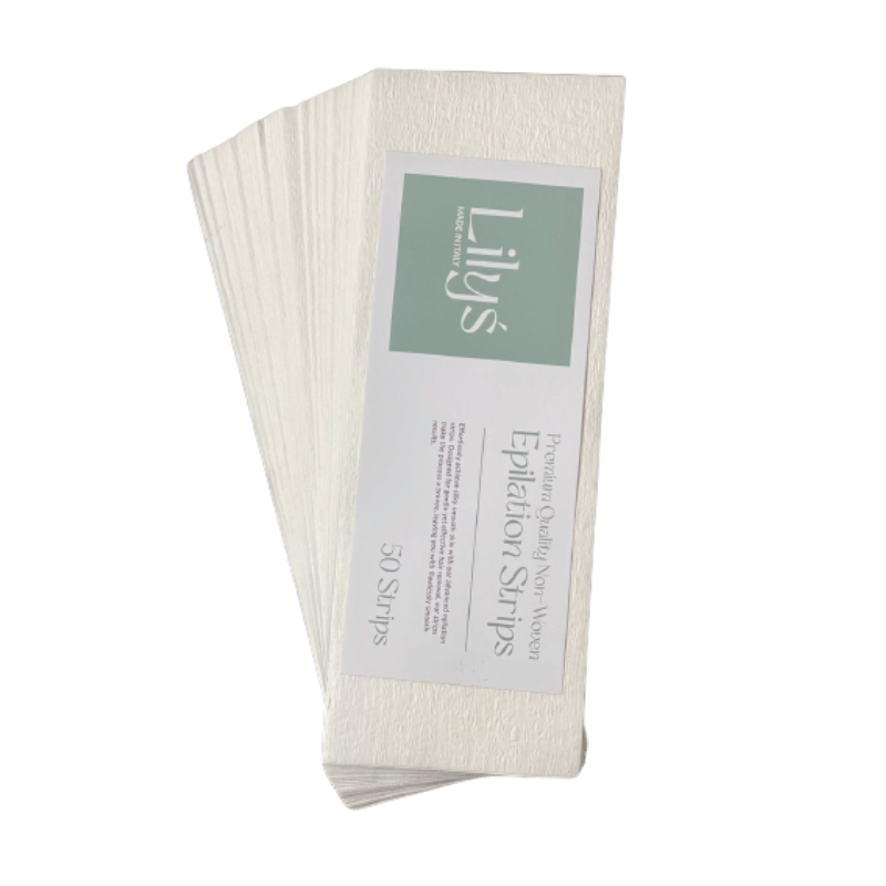 Lily's White Non-Woven Waxing Strips – 50 Pcs Pack | Buy Professional Wax Strips in Pakistan at ricawax.pk