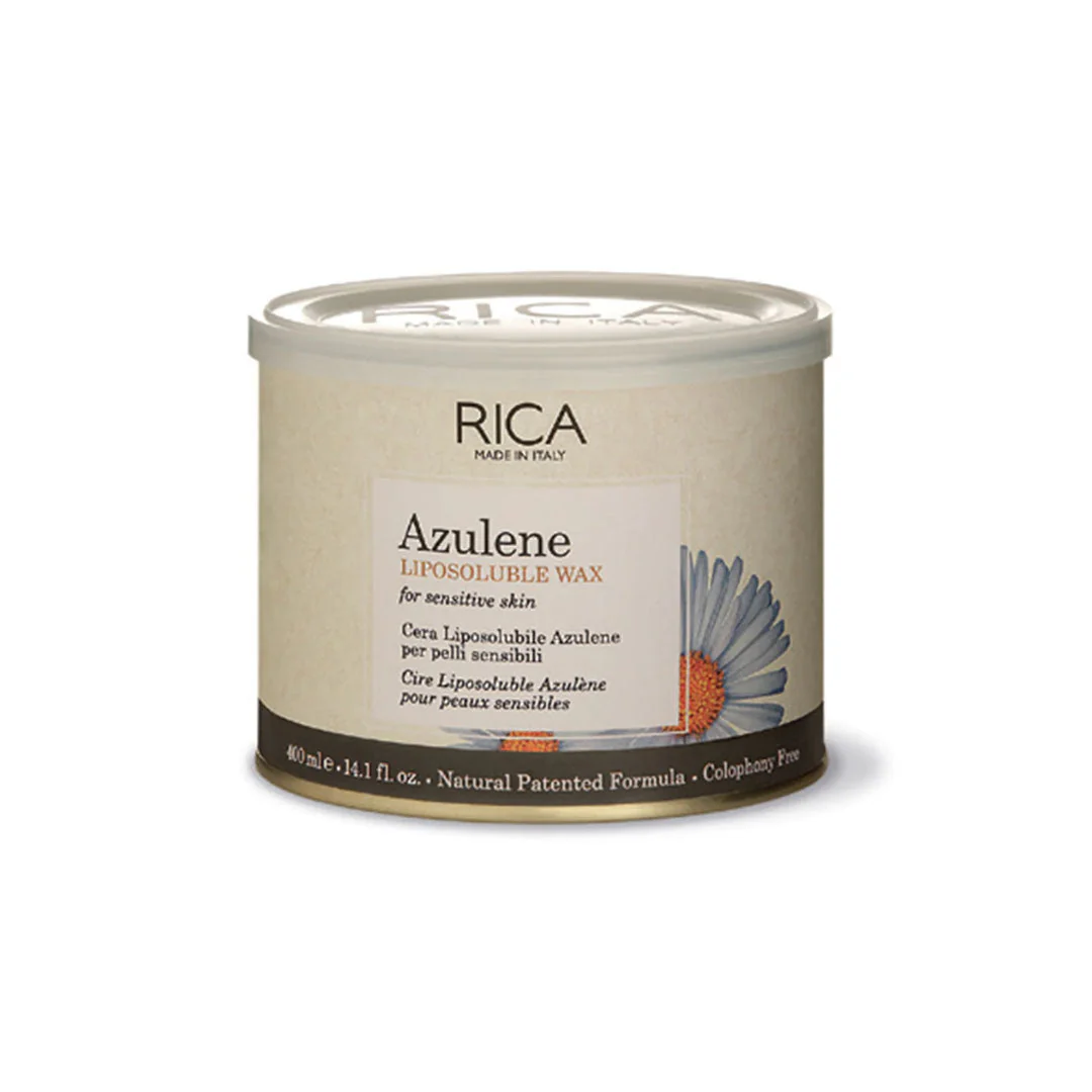 RICA Azulene Liposoluble Wax 400ml – Gentle Wax for Sensitive and Delicate Skin