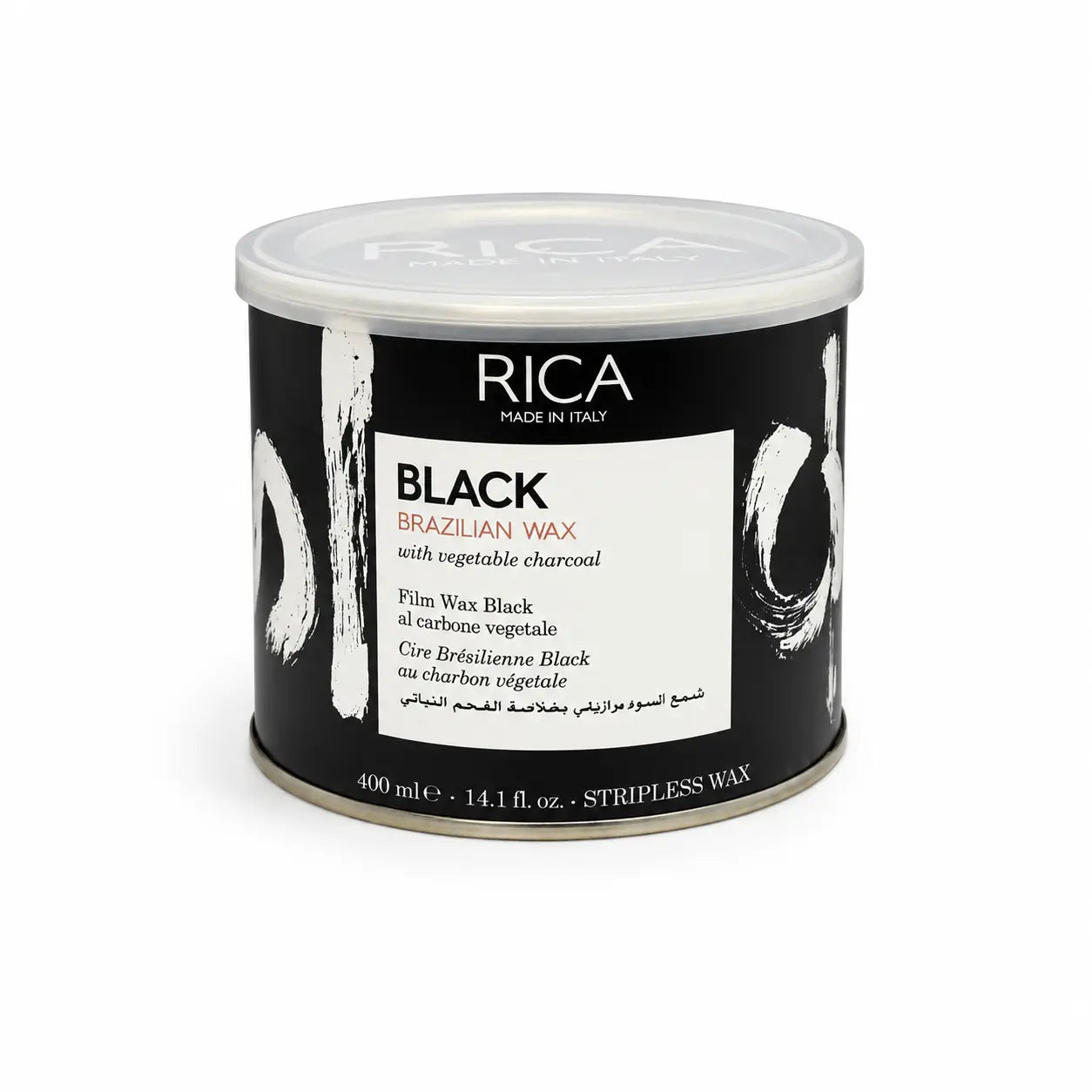 Rica Black Charcoal Brazilian Wax for Professional Hair Removal