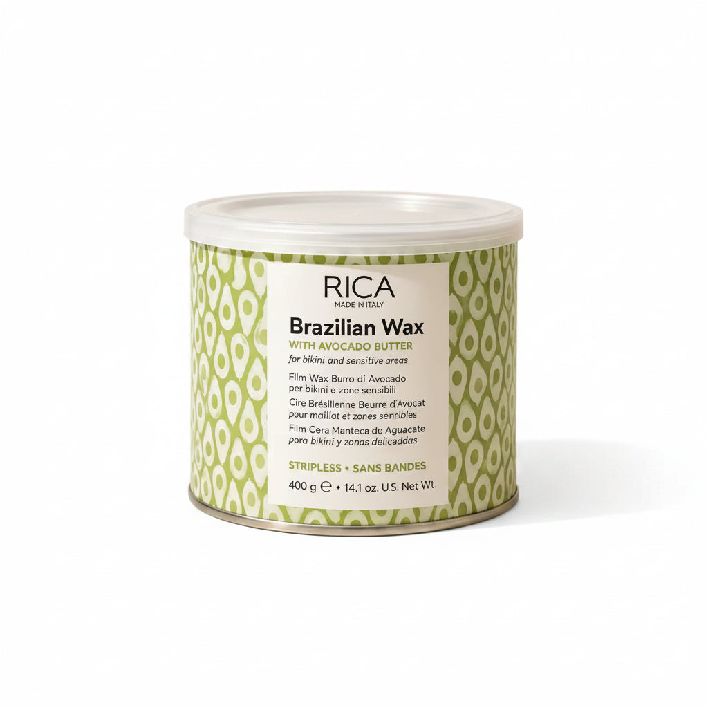 RICA Brazilian Wax with Avocado Butter 400ml for salon use
