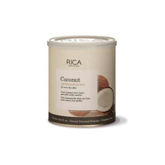 RICA Coconut Liposoluble Wax 800ml – Gentle, Nourishing Wax for Dry and Sensitive Skin