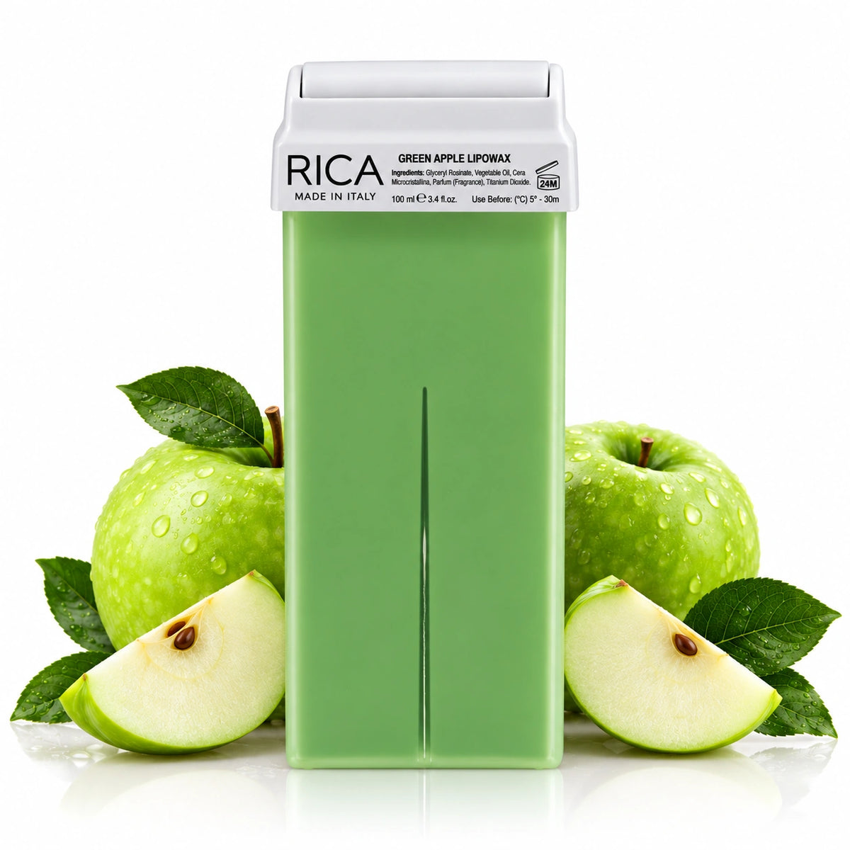 Buy Original RICA Green Apple Roll-On Wax 100ml from ricawax.pk