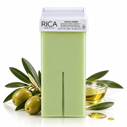 RICA Olive Oil Lipowax 100ml Roll-On Wax with Olive Oil