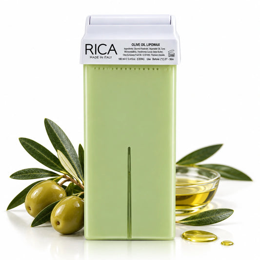 RICA Olive Oil Lipowax 100ml Roll-On Wax with Olive Oil