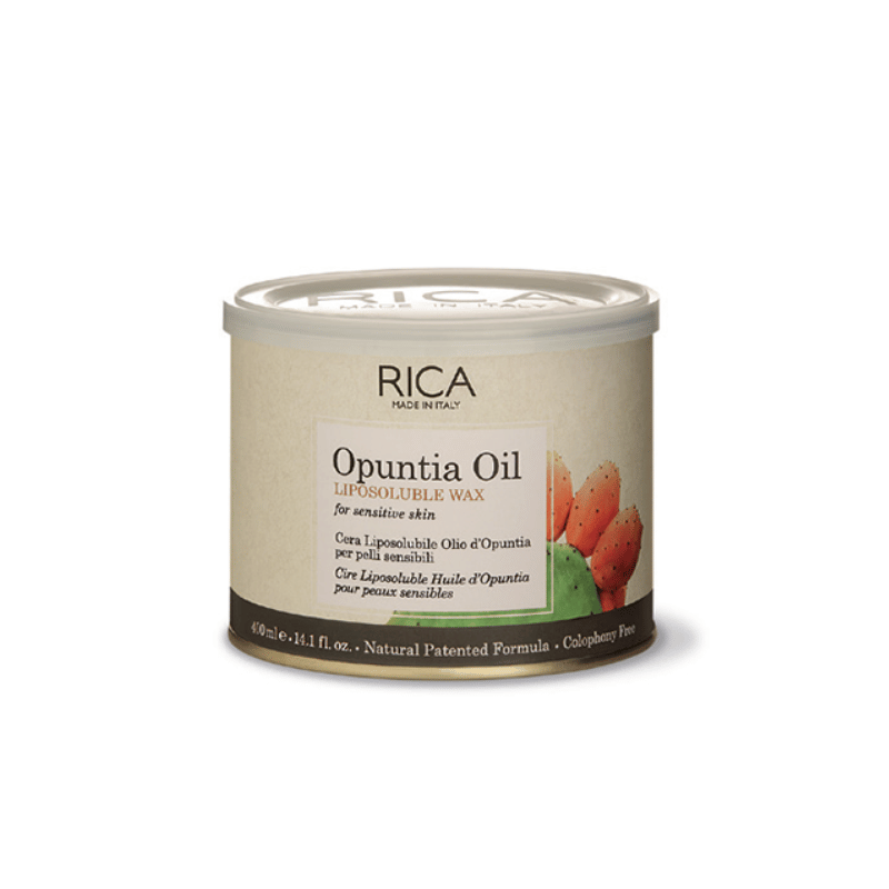 RICA Opuntia Oil Liposoluble Wax 400ml – Gentle, Hydrating Wax for Dry and Sensitive Skin