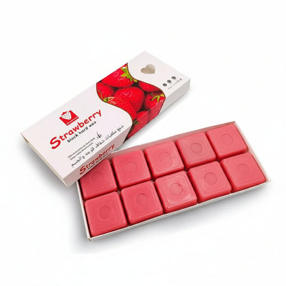 Strawberry Block Hard Wax No Strip – Italian Designed Hard Wax for Entire Body Hair Removal
